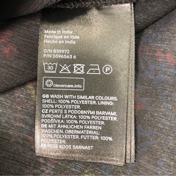 H&M Tiered Ballon Sleeves Off Shoulder Blouse 6 - Picture 10 of 10